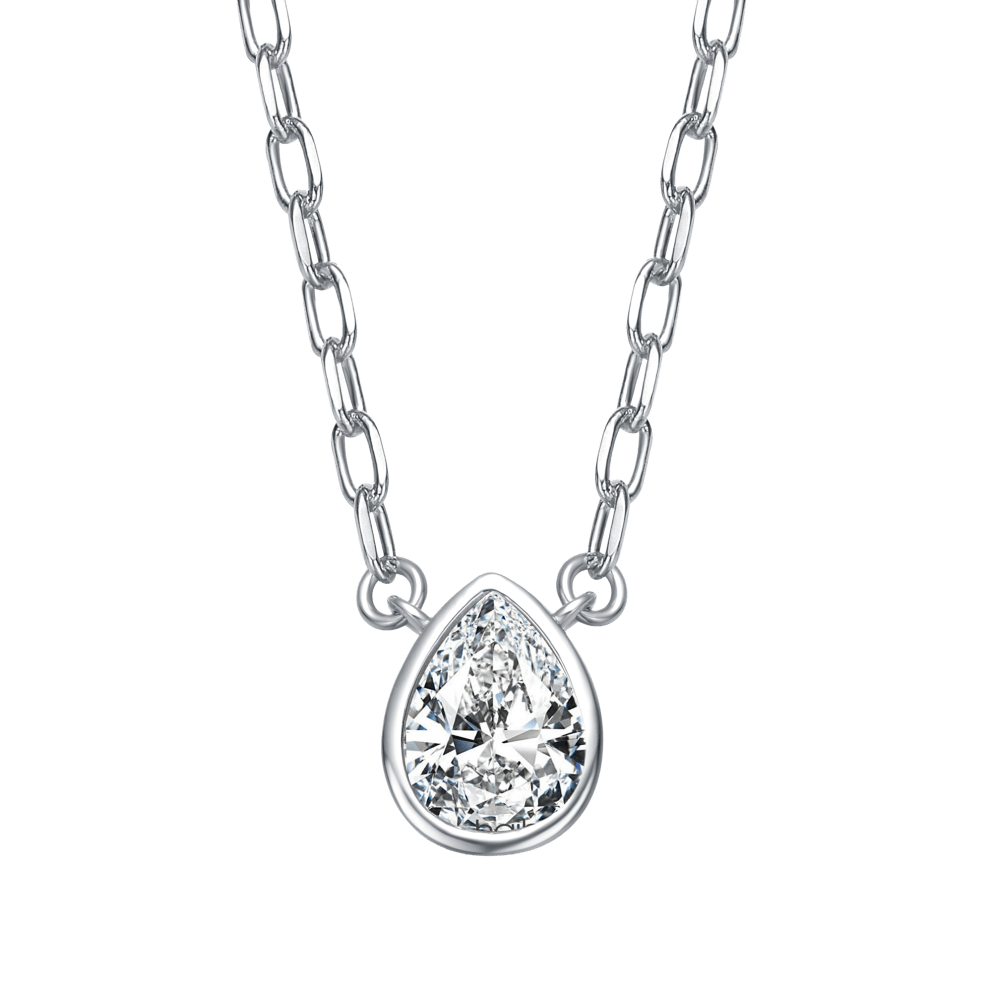 14k White Gold Plated