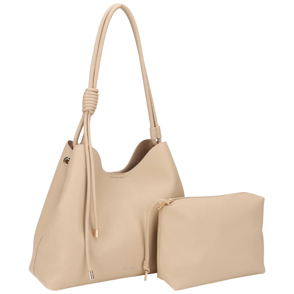 Emperia Women's Alexis Slouchy Shoulder Bag Set with Pouch