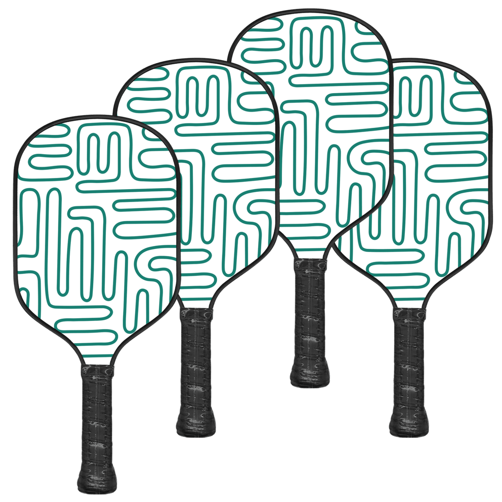White/Green Pipe Pattern
