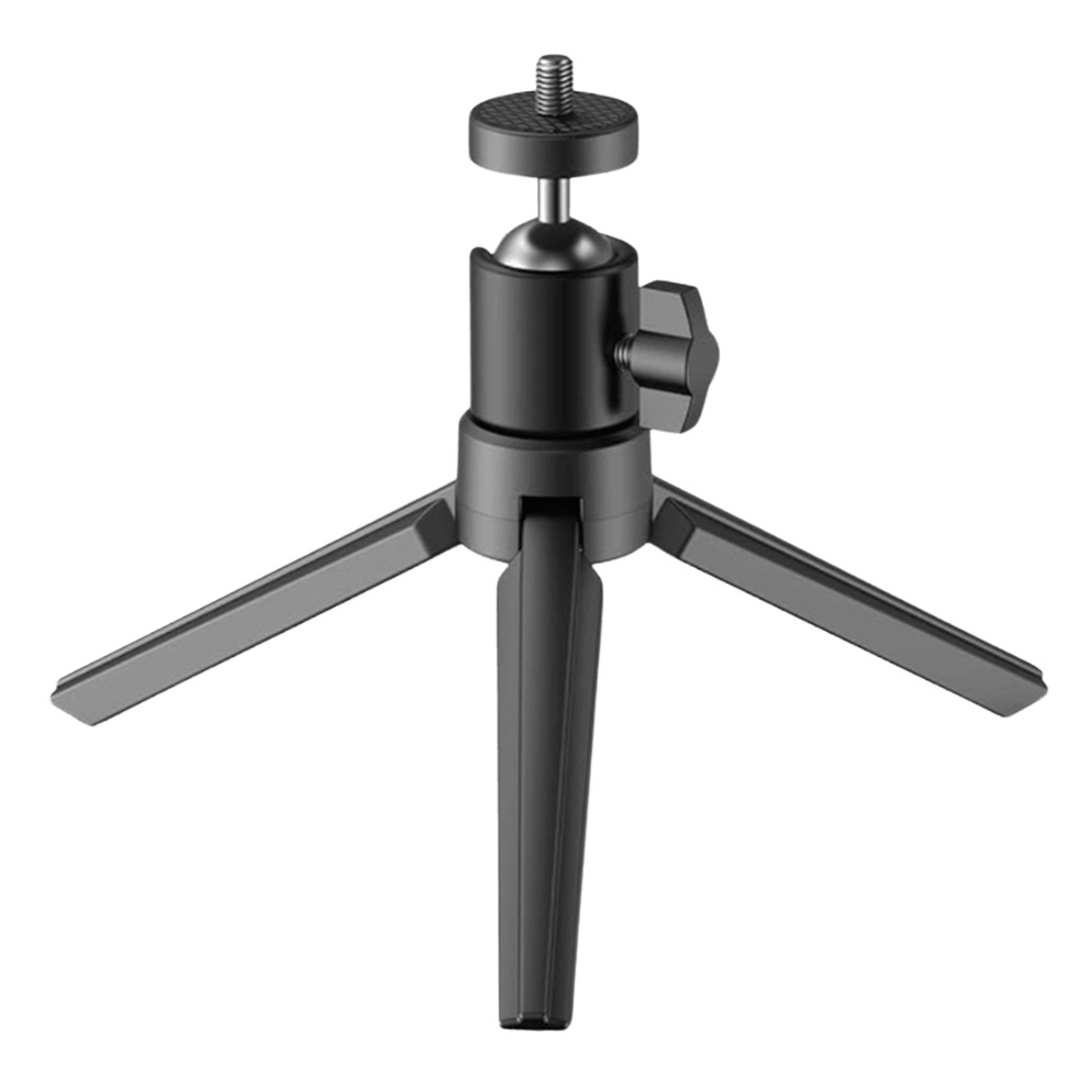 Lightweight design with a tripod for quick setup