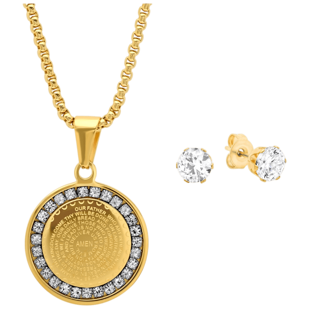 8K Gold Plated Our Father