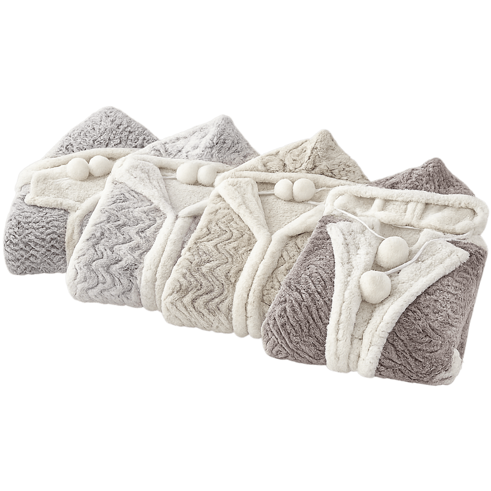 Choose from versatile colors and enjoy cozy, wearable warmth.