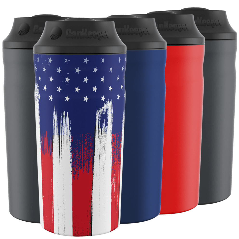 American + 2x Charcoal + Blue + Red