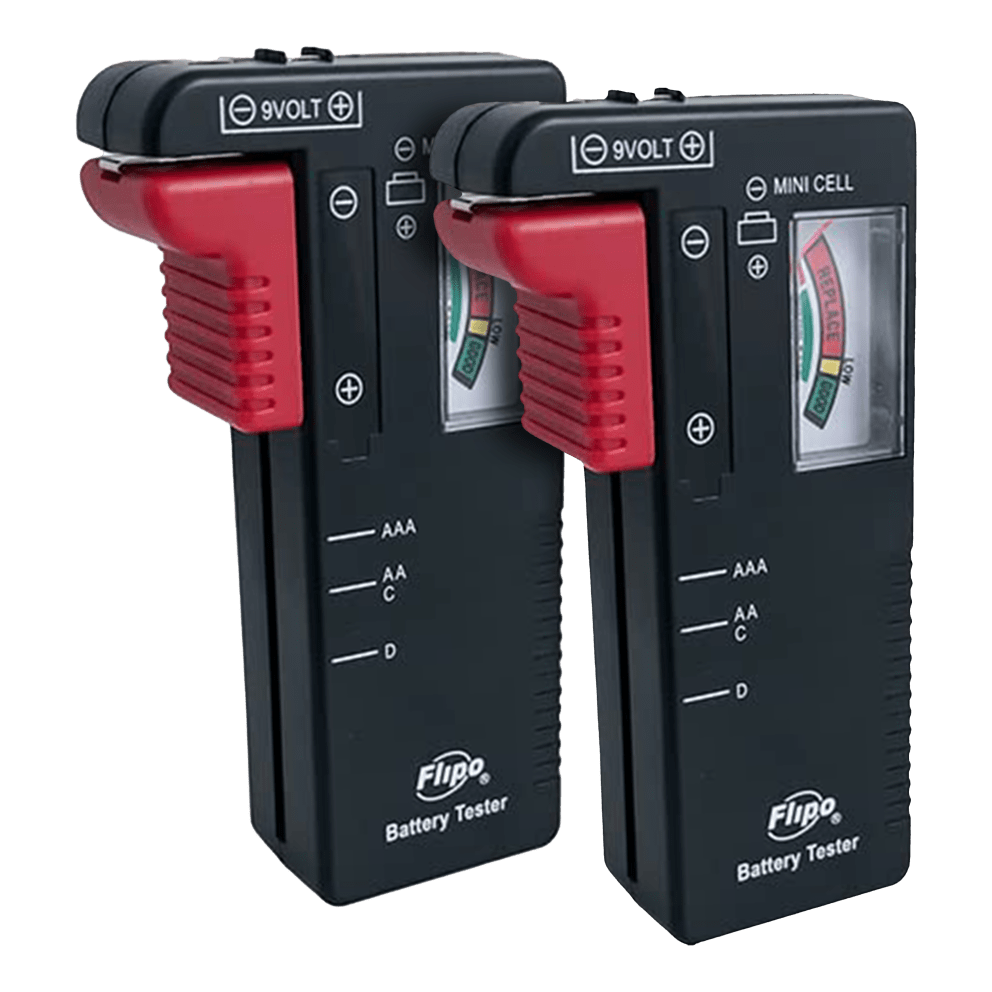 Bundle includes 2 battery testers, one with each case