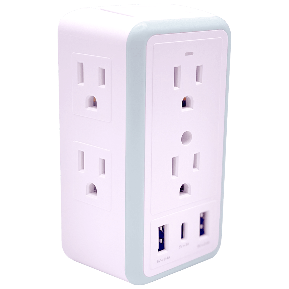 6-Outlets/1-USB-C/2 USB-A Ports