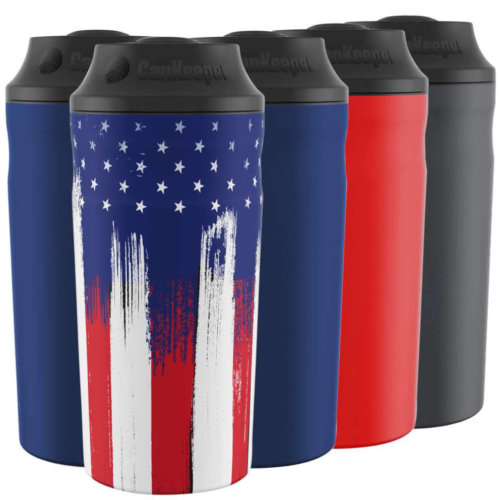 American + 2x Blue + Red + Charcoal