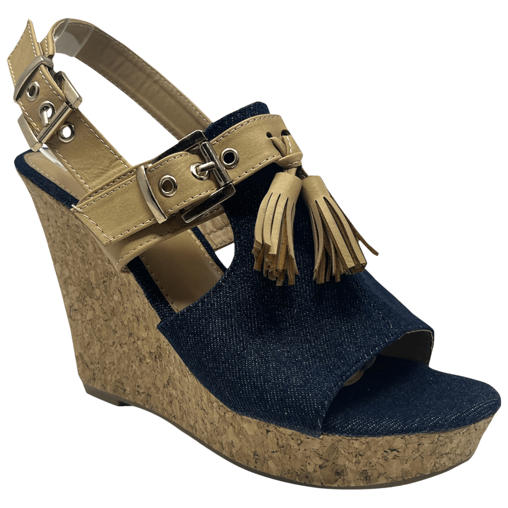 Dark Blue with Tan Accents