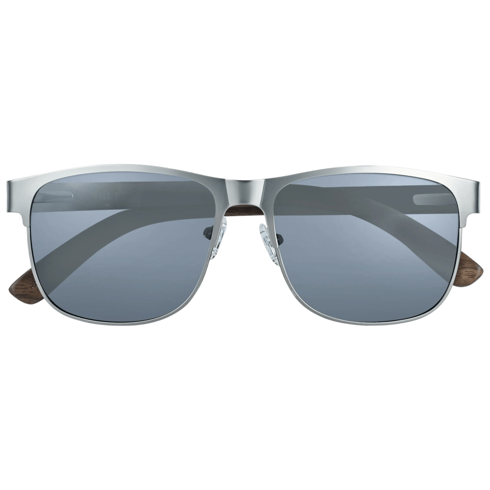 Dark Brown Wood / Gun Metal / Black