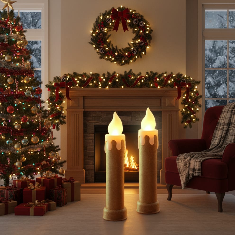 Battery-operated & weather-resistant, so it can go anywhere indoors or out