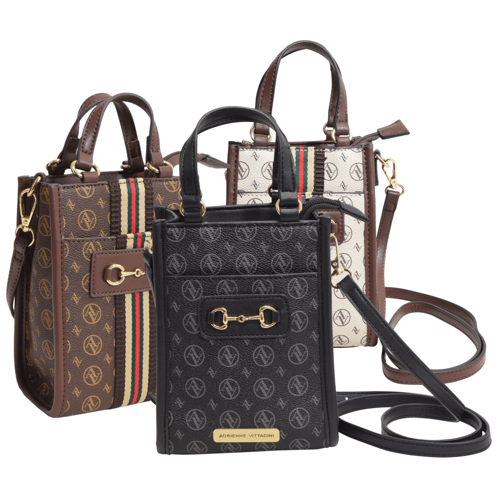MorningSave Adrienne Vittadini Signature Collection Phone Holder Crossbody