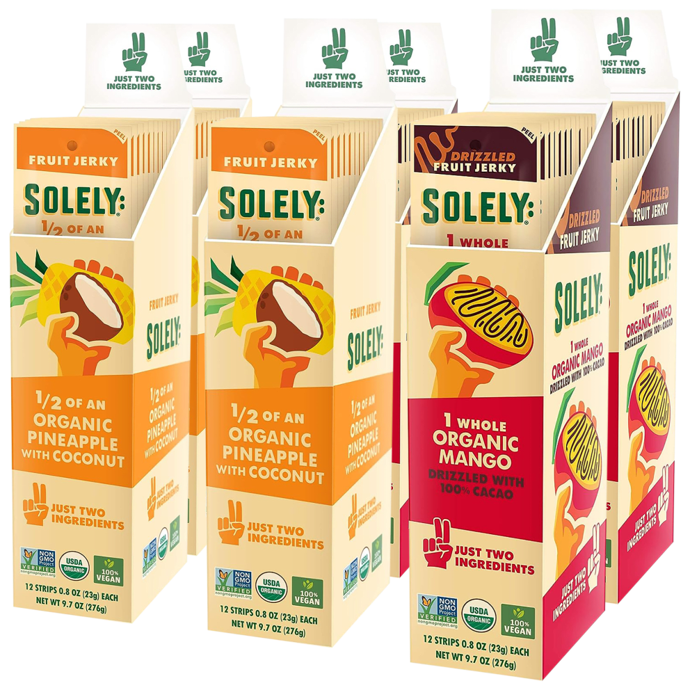 Pineapple with Coconut + Mango with Cacao