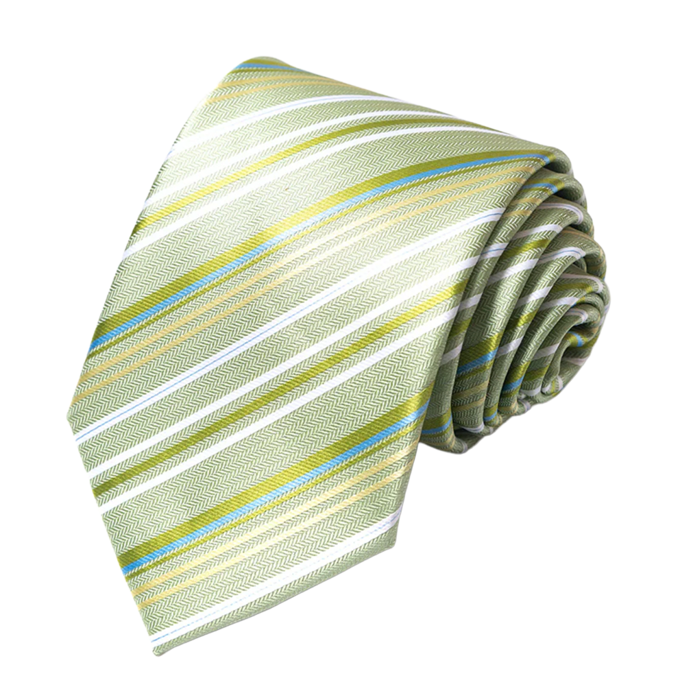 Mint Green Striped Elegance