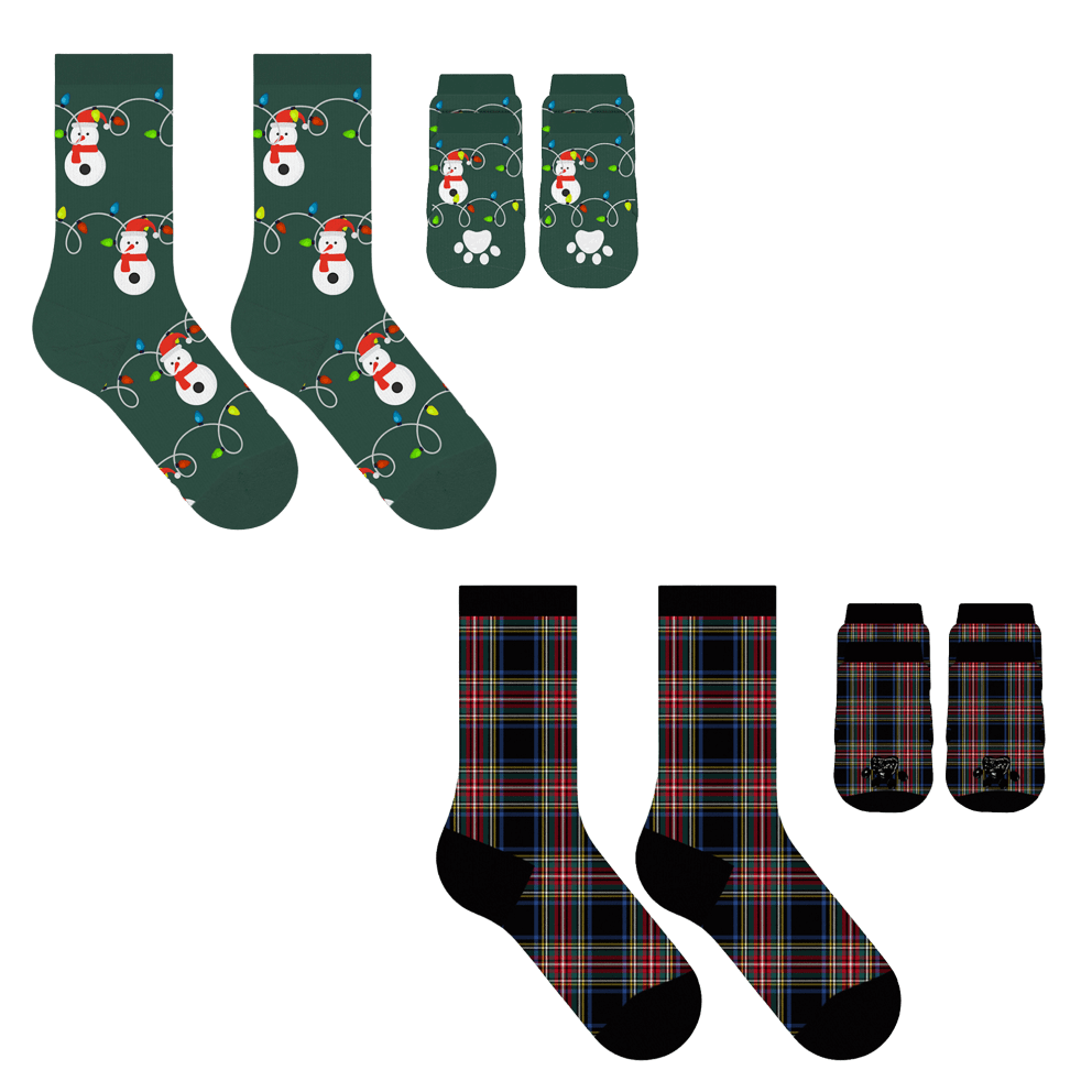 Light Bulb & Winter Plaid