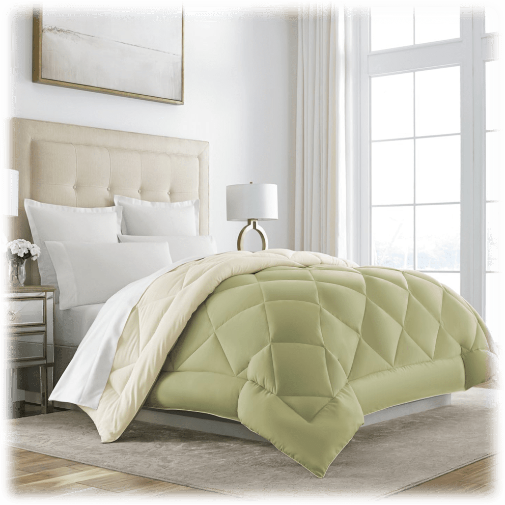 Sage/Ivory in Queen/Full size