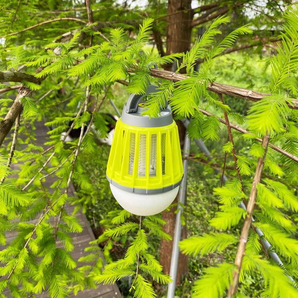 Compact, portable design makes it easy to hang, carry, or place anywhere you need it