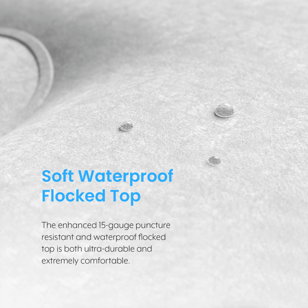 Soft-touch waterproof coating for extra comfort