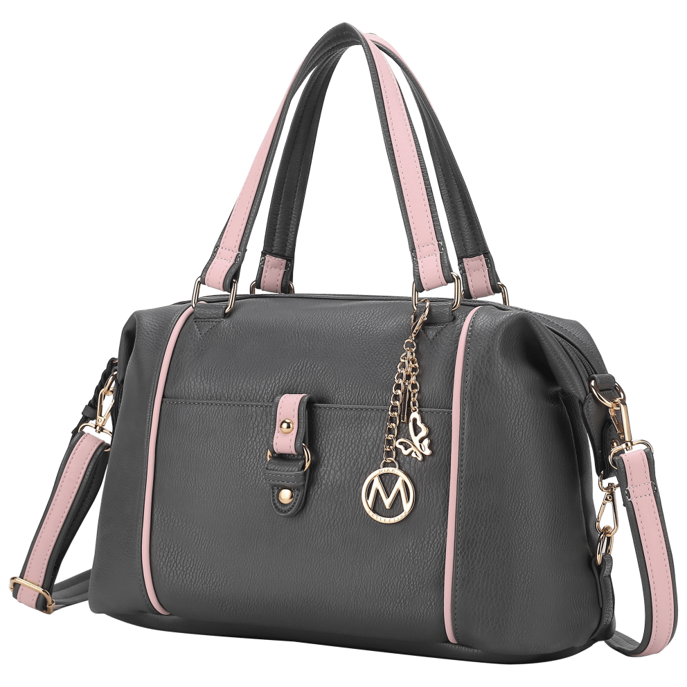 Charcoal/Pink