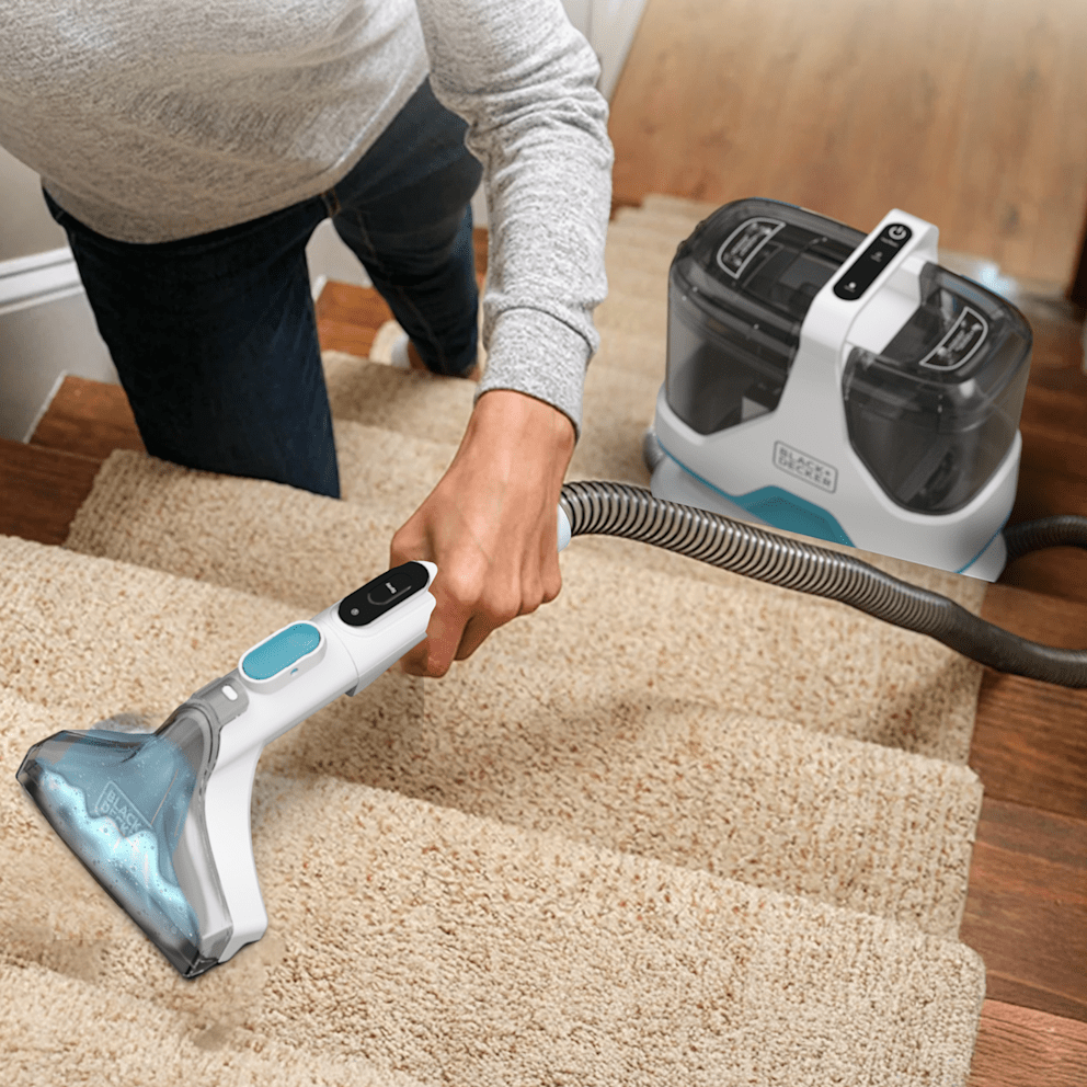 Easily Clean Stairs, Upholstery and Hard-to-Reach Areas.