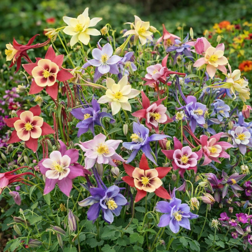 Mixed Colorful Columbine