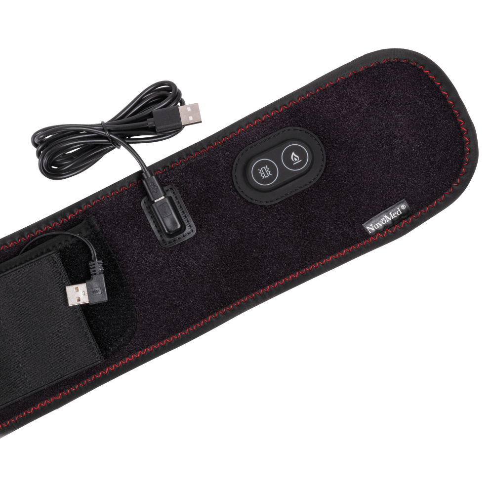 Push button massage and heat settings