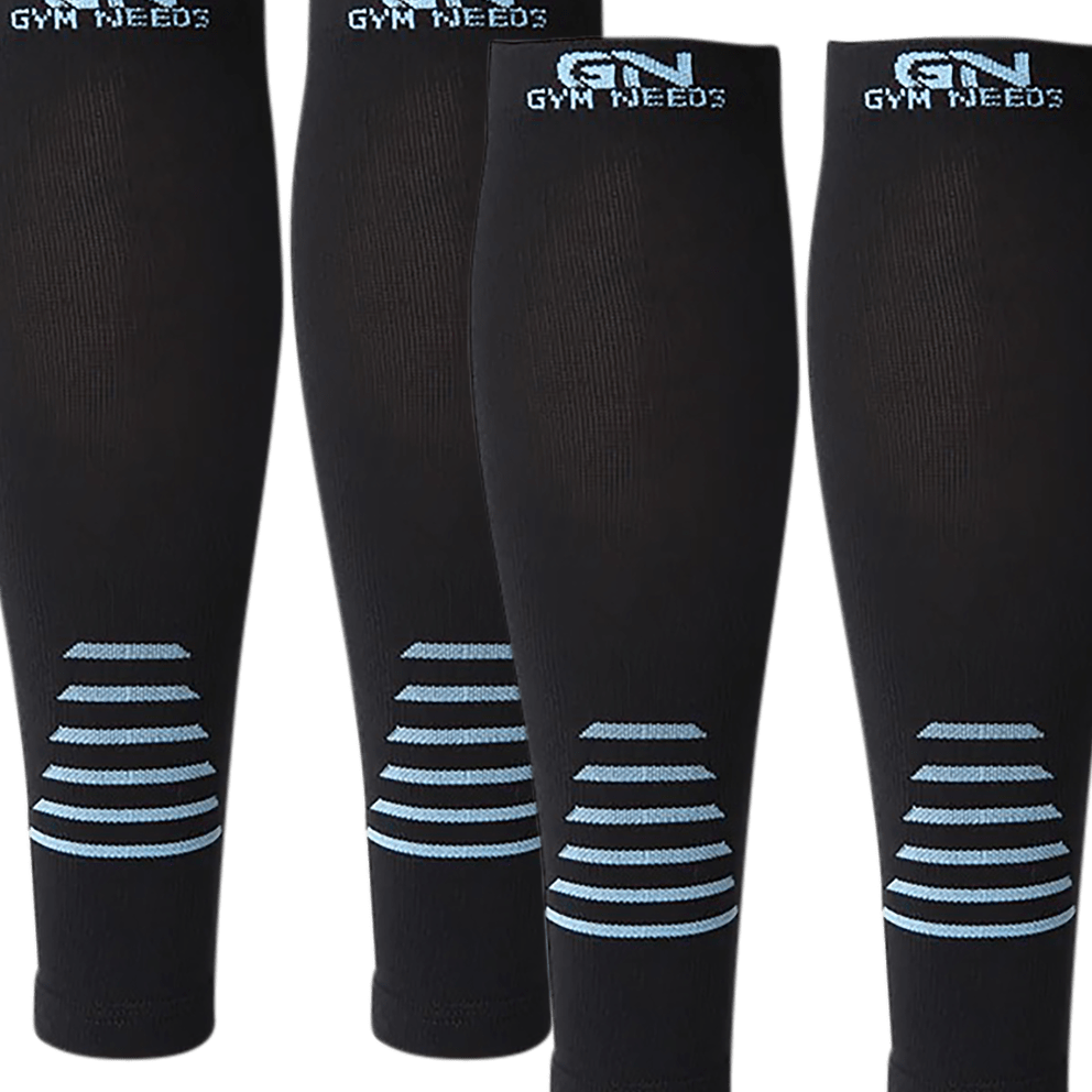 Calf Sleeves (Black/Blue)