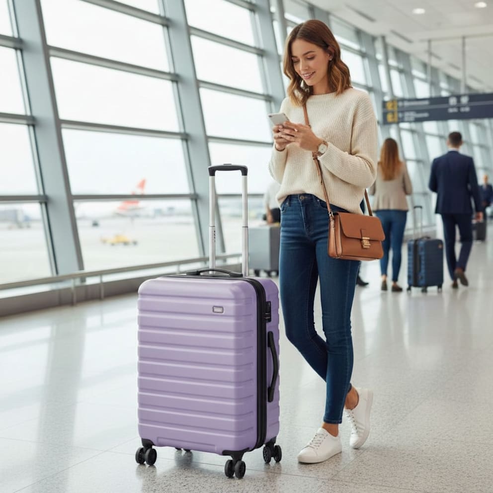 Maneuver busy terminals with smooth 360° spinner wheels.