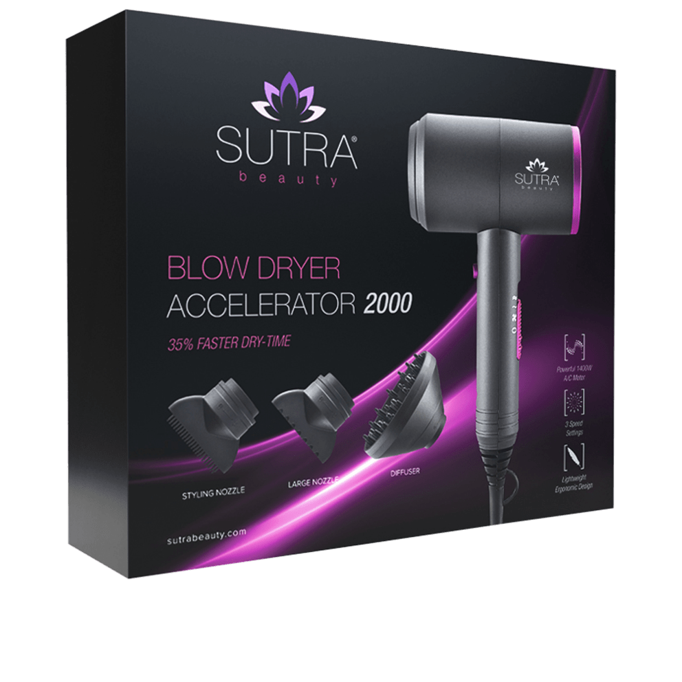 Includes attachments for precise styling of curly or straight hair