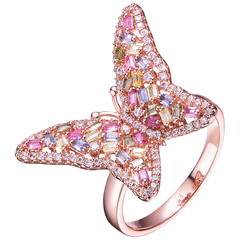 Multicolor Baguette Cubic Zirconia Stones