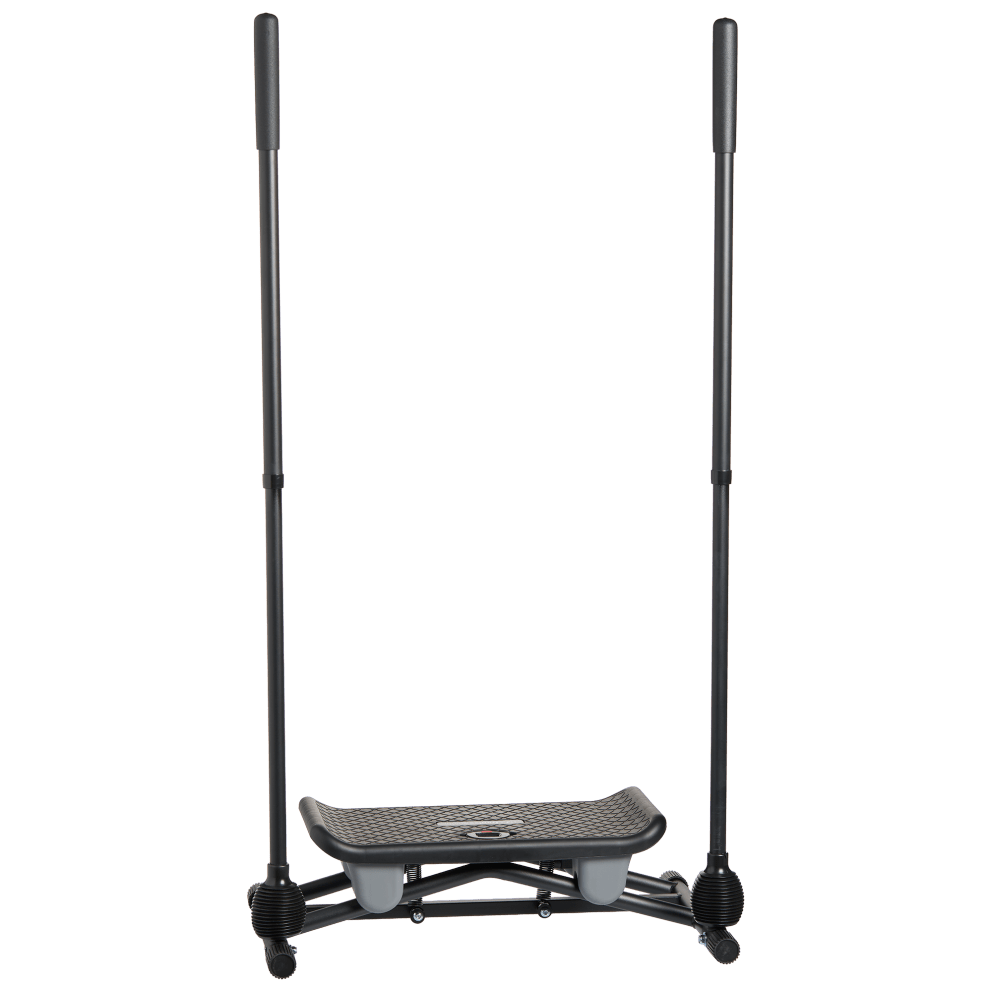 Two height-adjustable upright handles