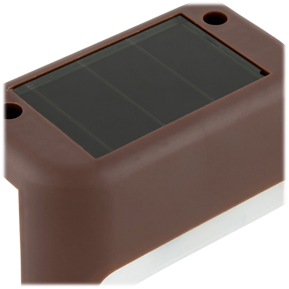 Solar powered lights automatically turn on at night & off during the day