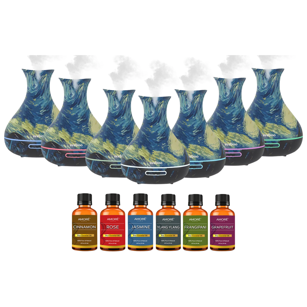 Diffuser with Winter Aromatherapy Oils - 6