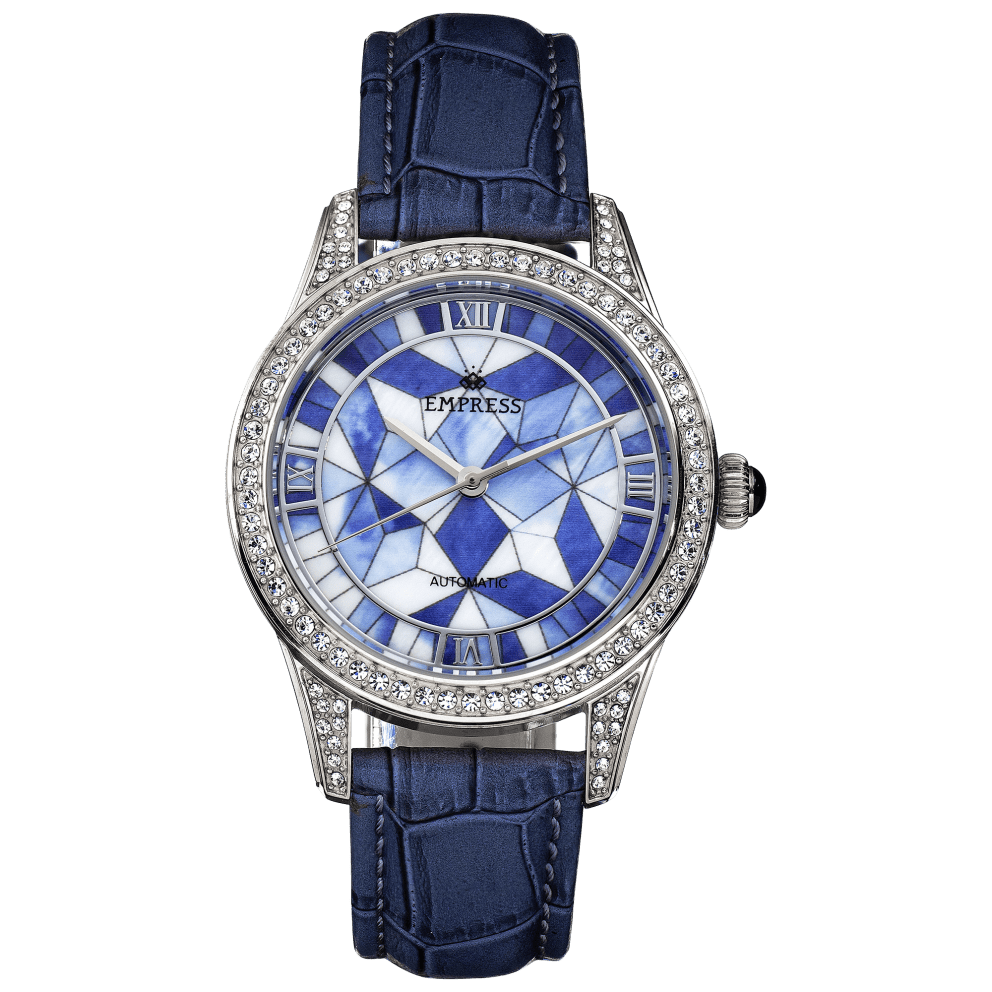 Silver/Blue