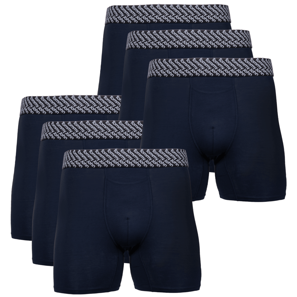 4" Performance Basics Boxer Briefs (Blues)
