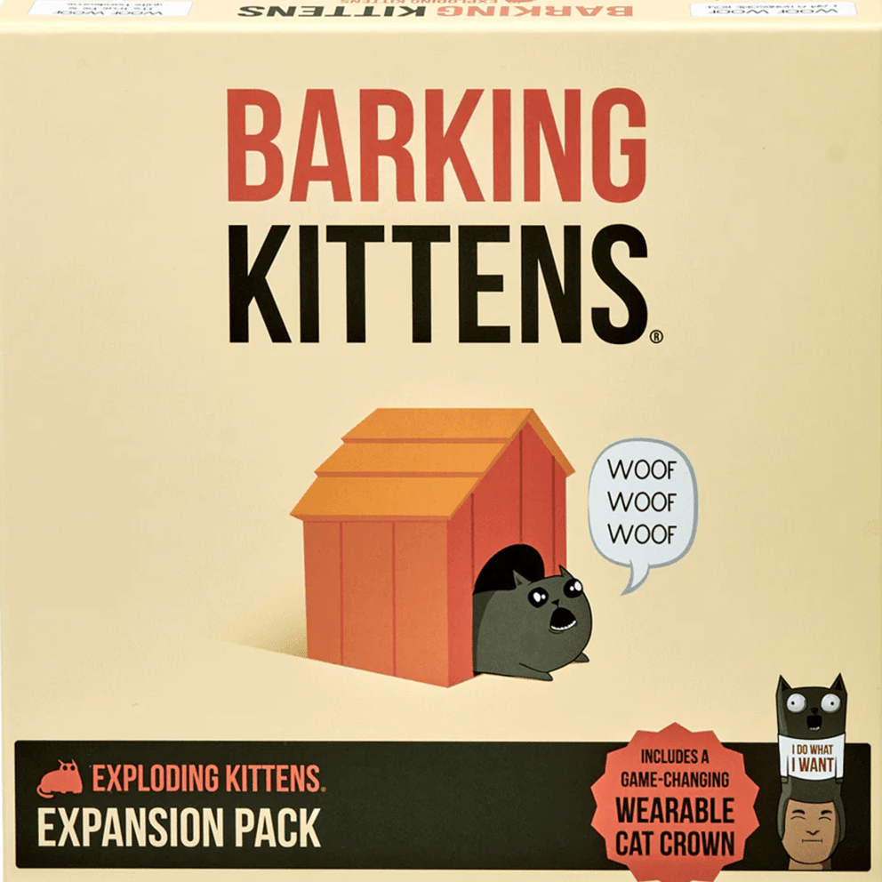 Barking Kittens Exploding Kittens Expansion Pack