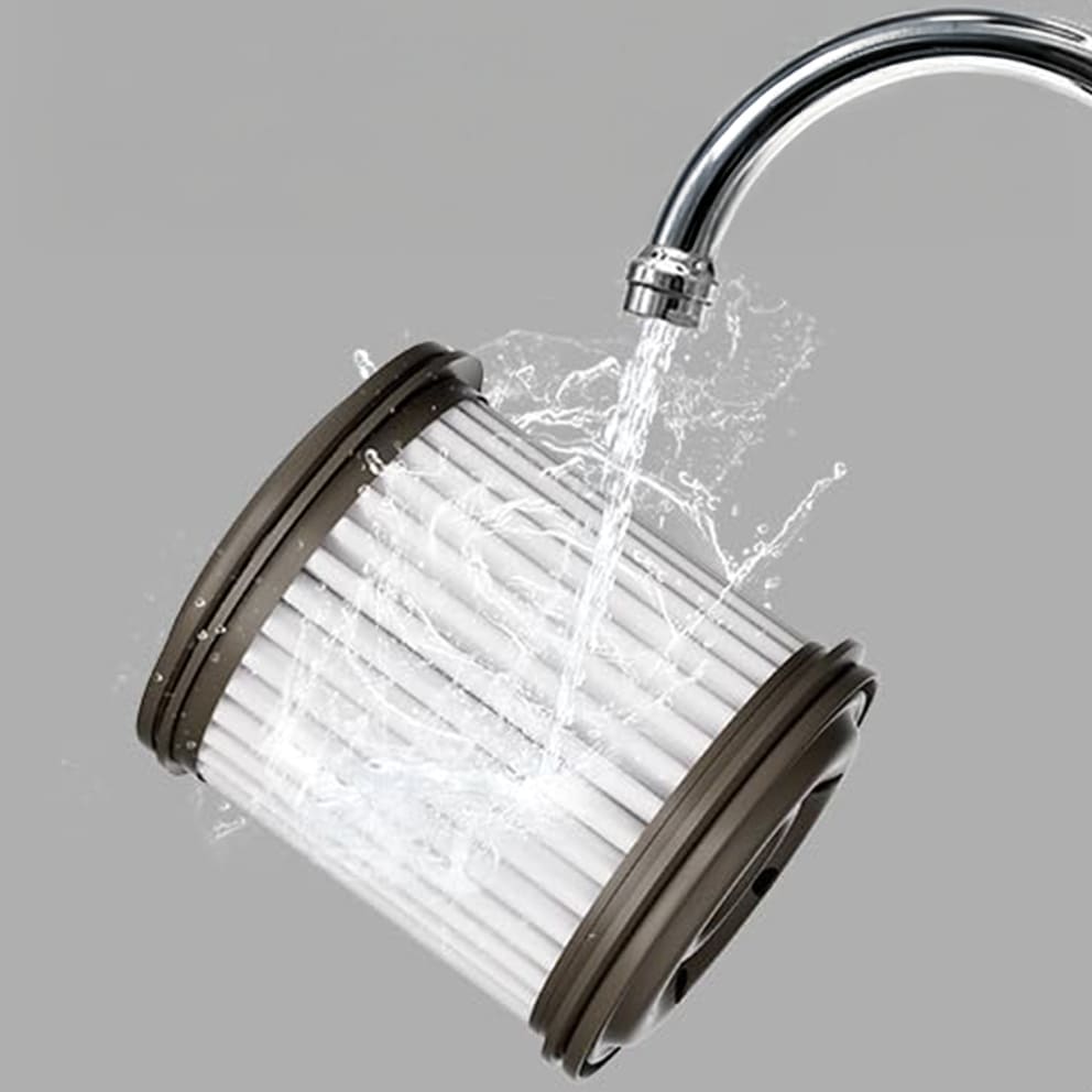 Washable and replaceable HEPA filter with 4-layer filtration