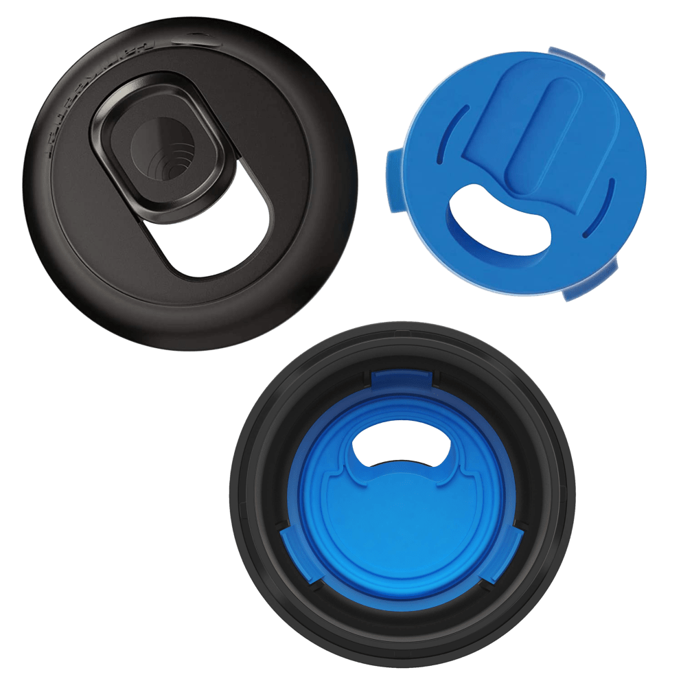 Lid locks in cold, keeps out bugs & dirt