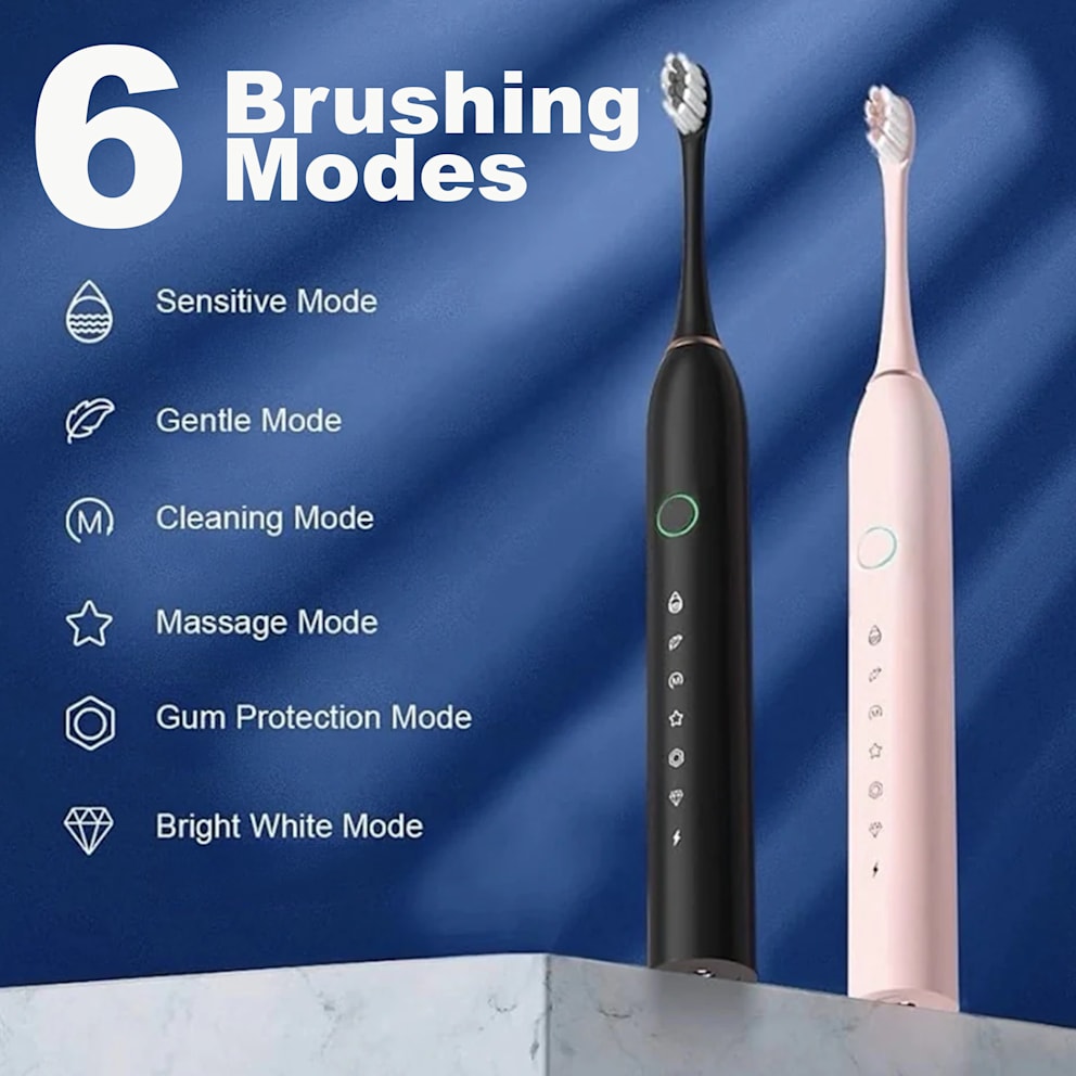 Sonicare technology delivers powerful yet gentle brushing.