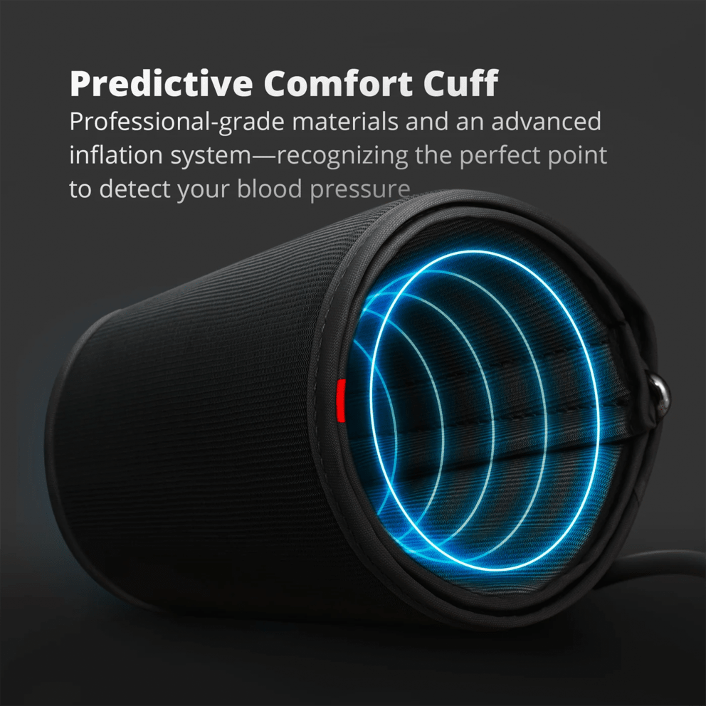 Comfortable upper arm cuff made from premium materials