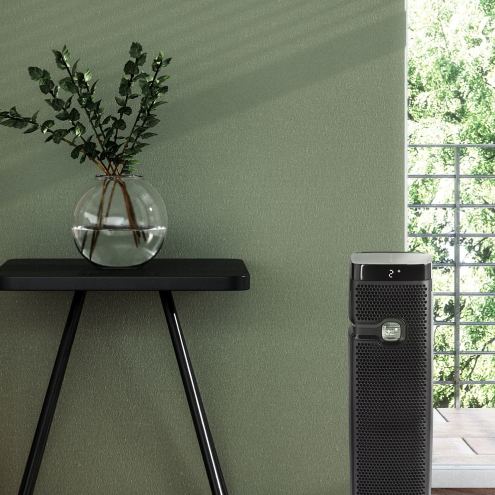 With 3 speed settings it's ideal for rooms up to 254 square feet with a Clean Air Delivery Rate (CADR) of 158