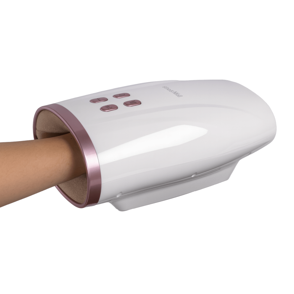 Compression massage stimulates acupressure points