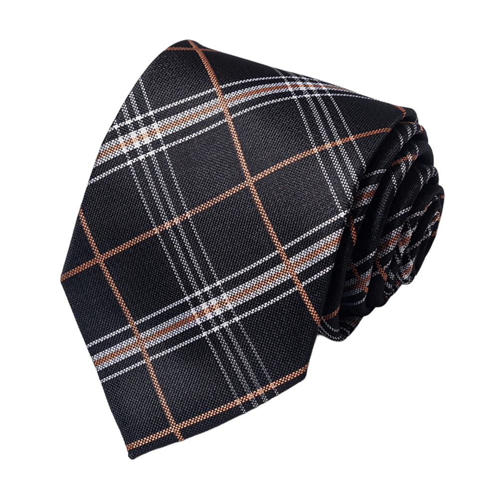 Charcoal Brown Check