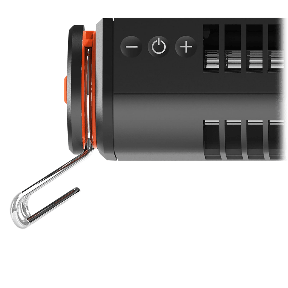 3-speed touch-sensitive controls for effortless comfort adjustment