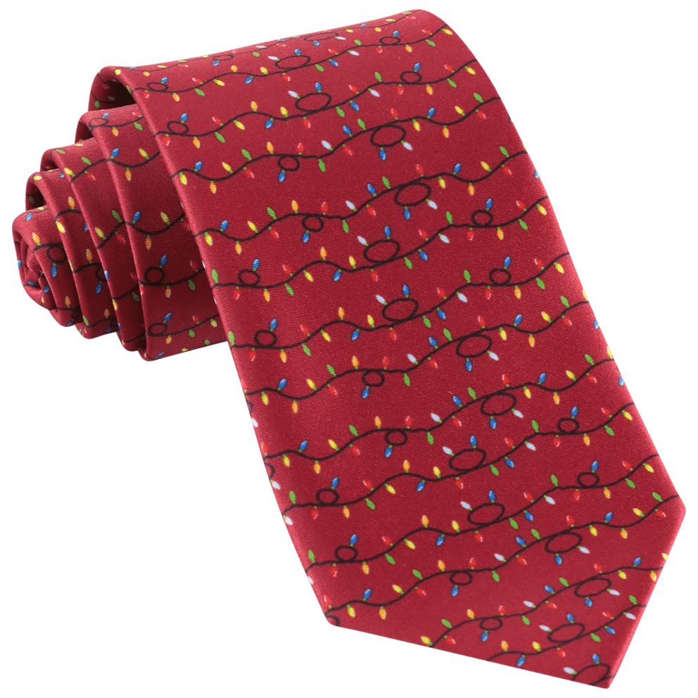 Galleria John William Christmas Lights Tie