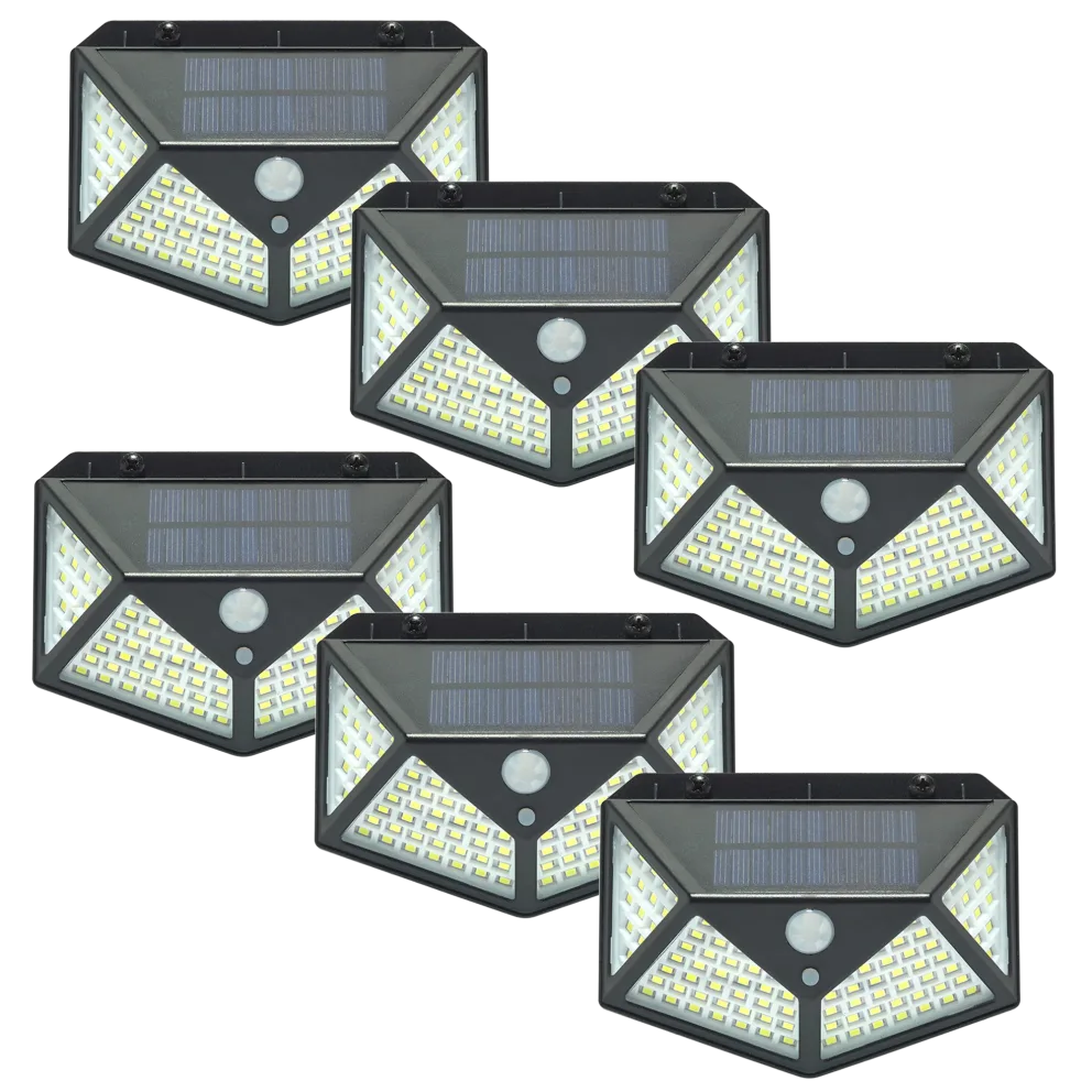 6-Pack Smart Solar Prism Solar Motion Light
