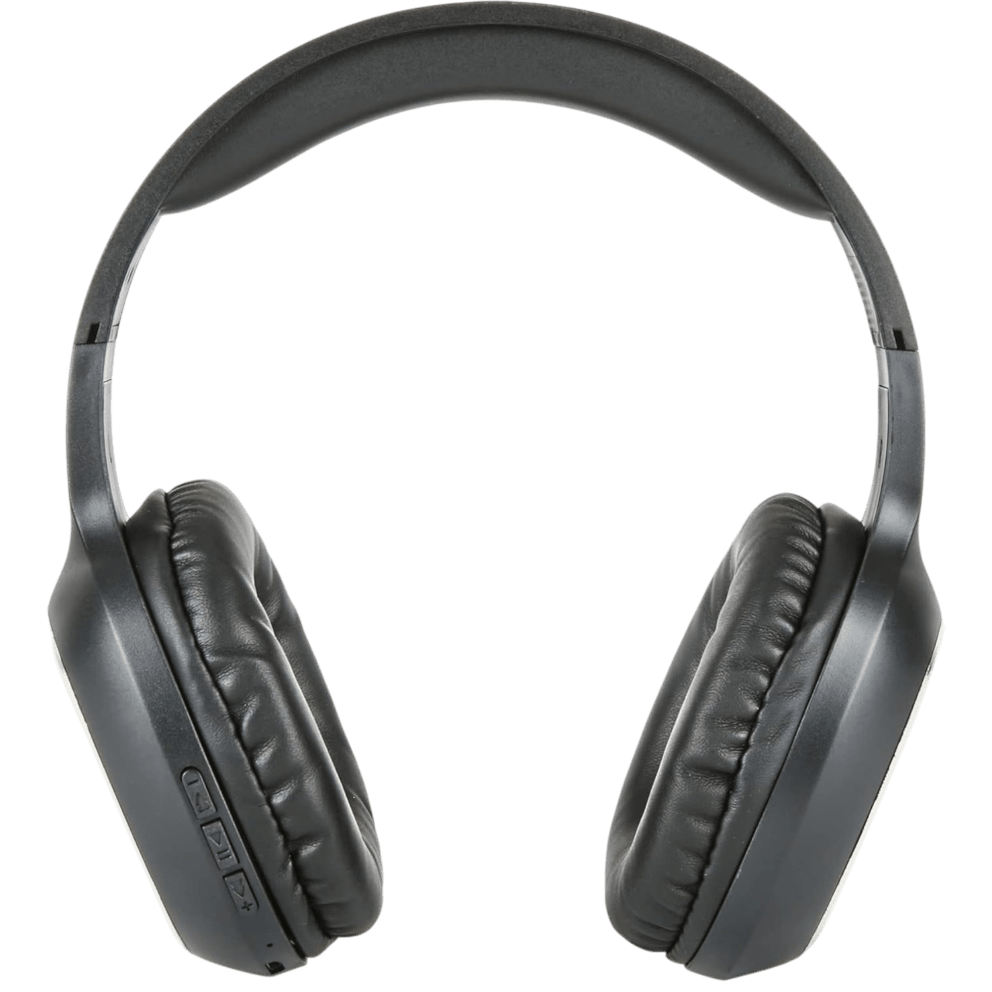 Over ear design with padded cushions for long lasting comfort.