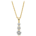18K Yellow Gold Over Sterling Silver