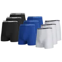 Black / Medium Blue / White