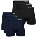 Cool Cotton 4" - Navy / Black