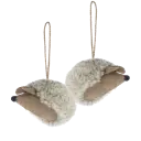 2 Hedgehog Ornaments