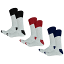 3-Pack: Black-Red-Navy